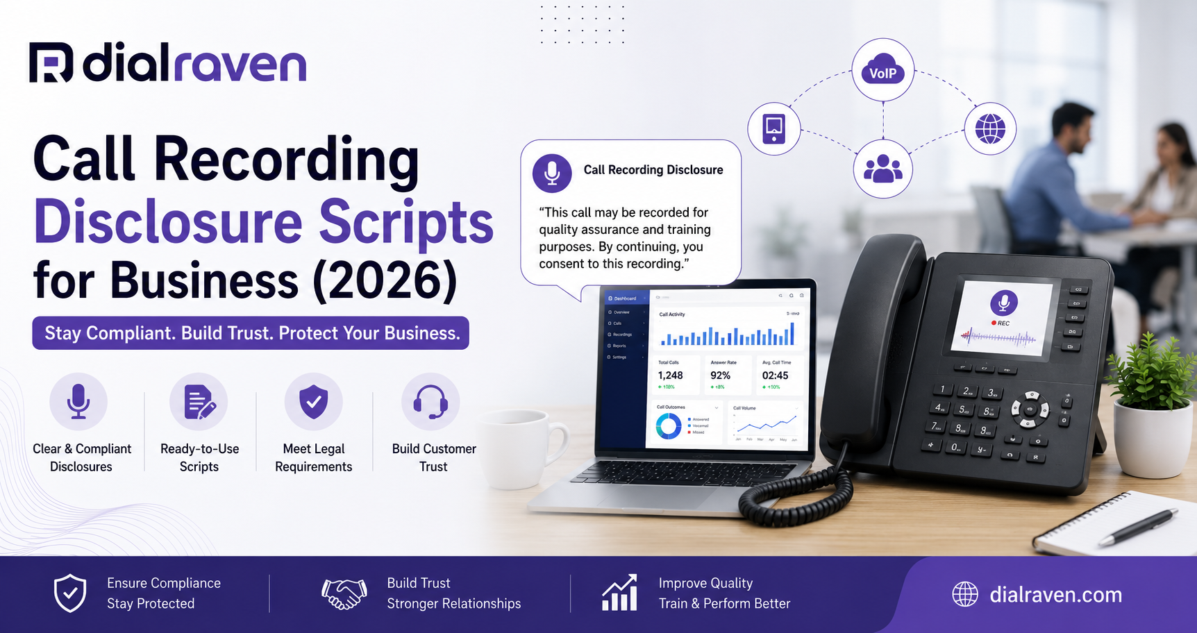 Call Recording Disclosure Scripts for Business (2026)
