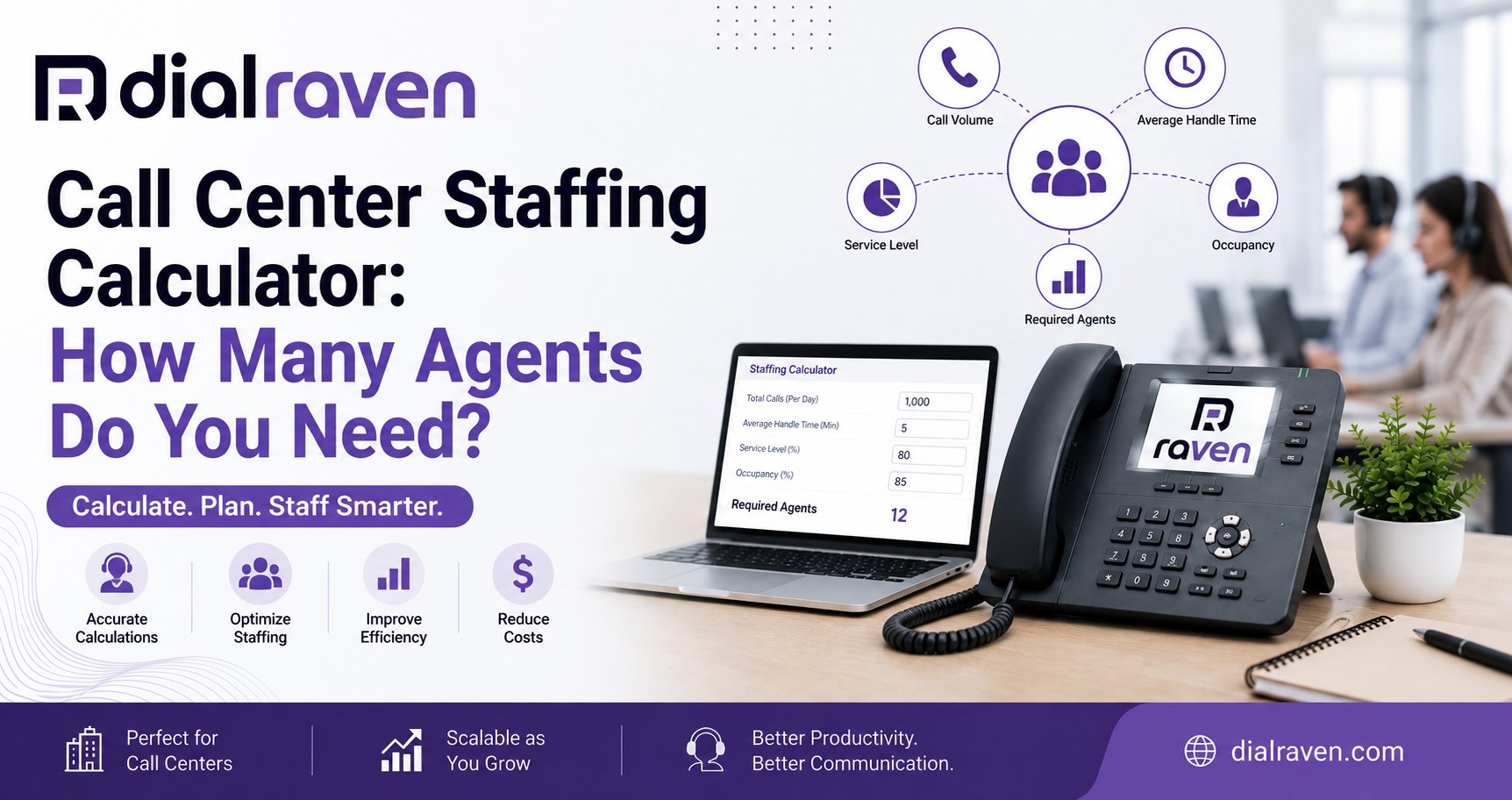 Call Center Staffing Calculator: How Many Agents Do You Need?