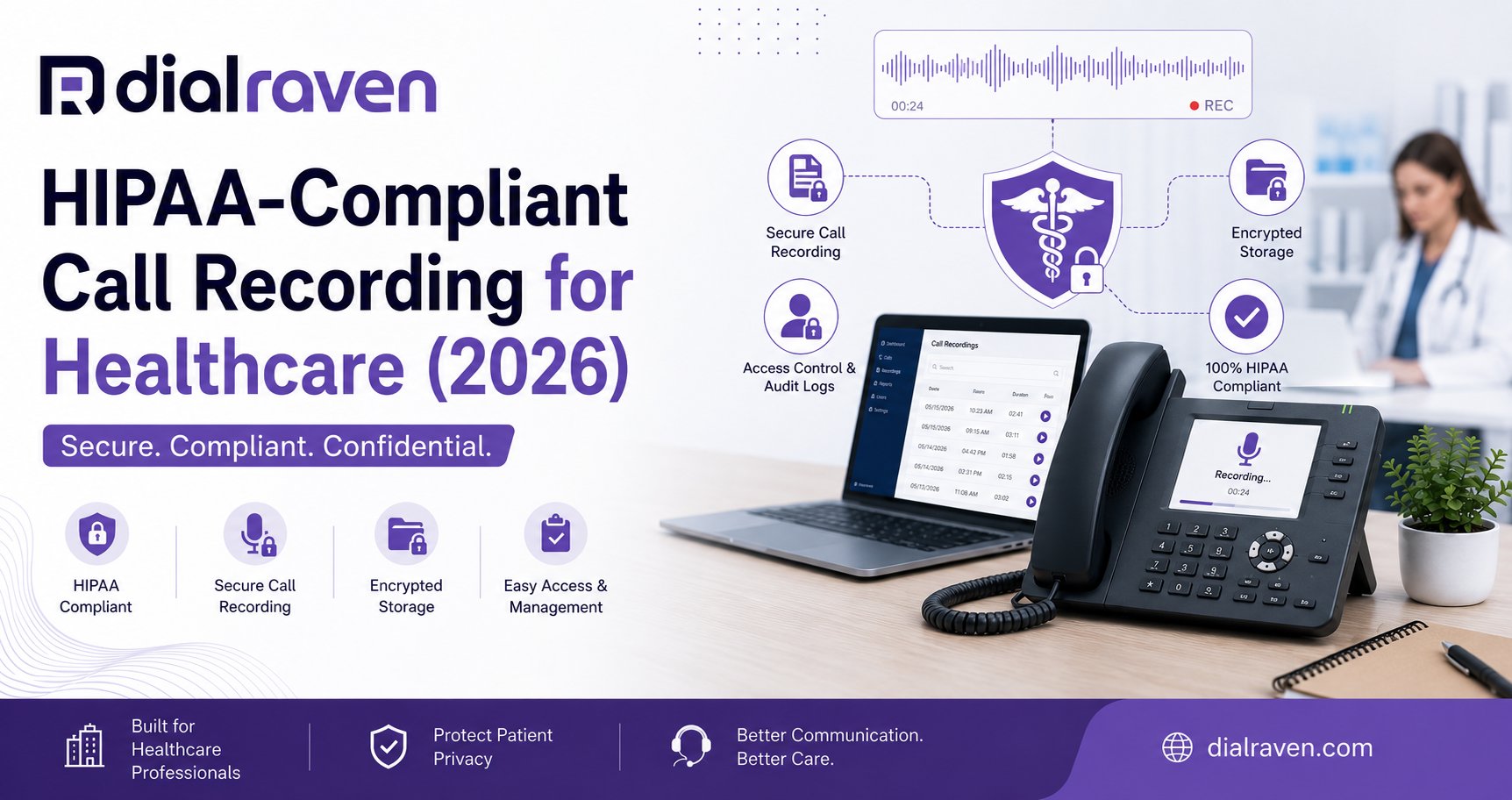 HIPAA-Compliant Call Recording for Healthcare (2026)