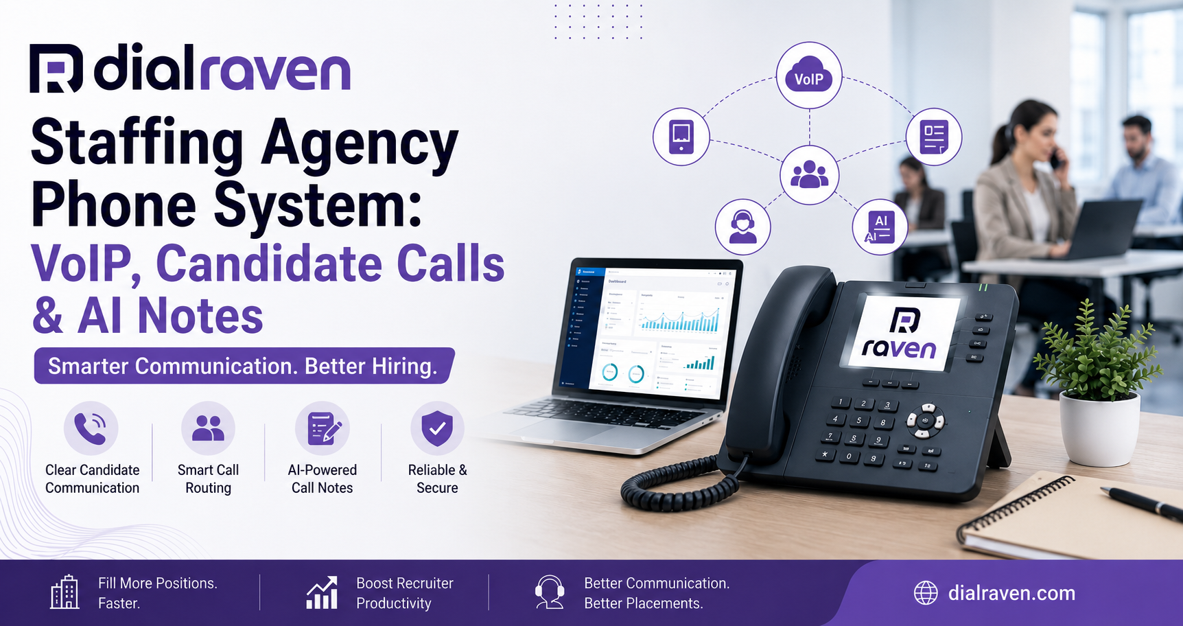 Staffing Agency Phone System: VoIP, Candidate Calls & AI Notes
