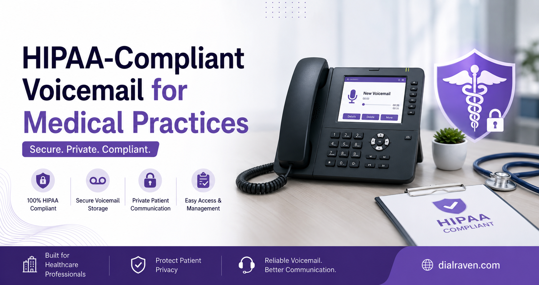 HIPAA-Compliant Voicemail for Medical Practices (2026)