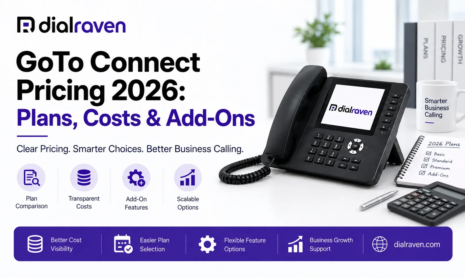 GoTo Connect Pricing 2026: Plans, Costs & Add-Ons
