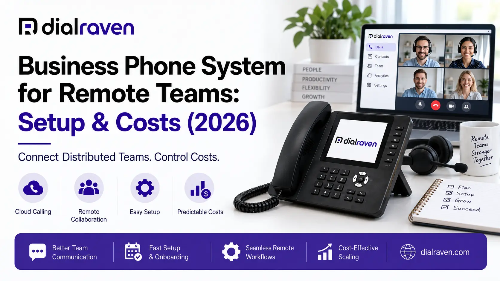 Business Phone System for Remote Teams: Setup & Costs (2026)
