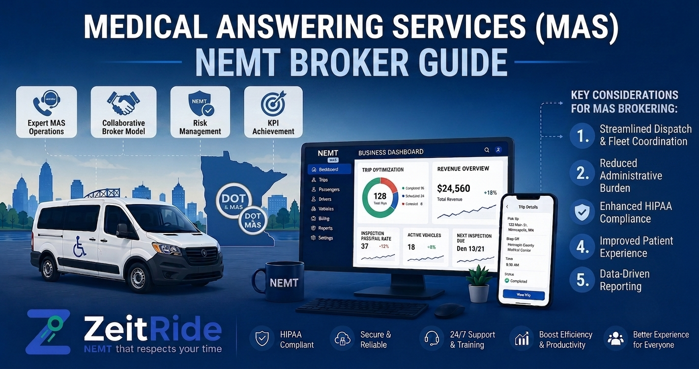 Medical Answering Services (MAS): NEMT Broker Guide