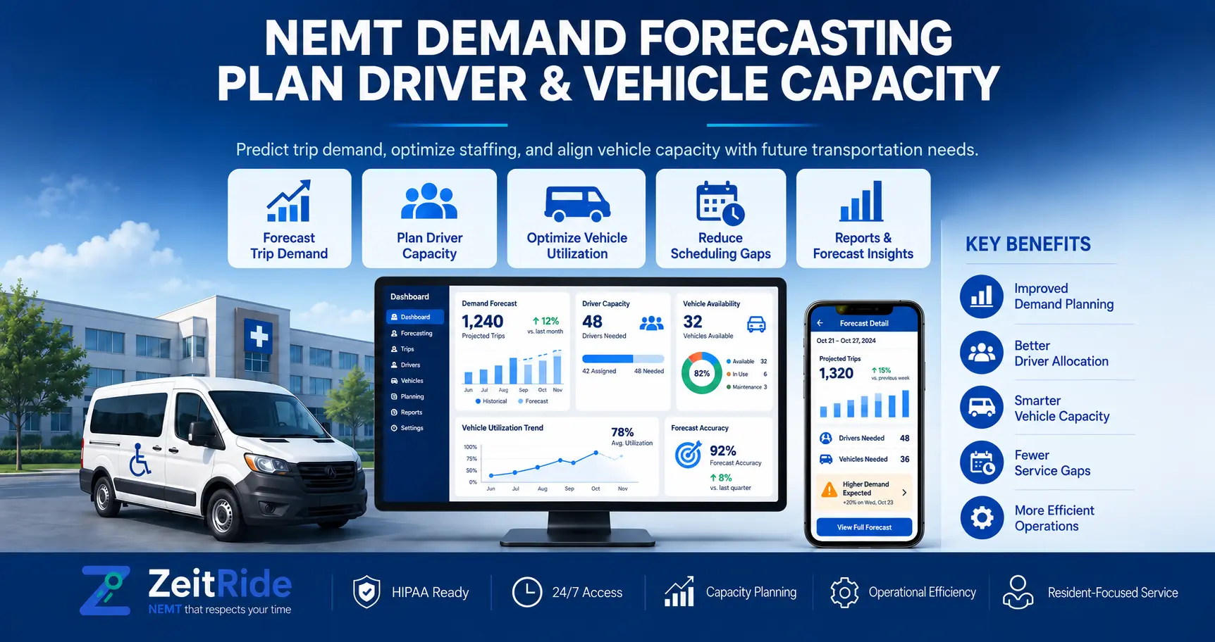 NEMT Demand Forecasting: Plan Capacity Before the Rush