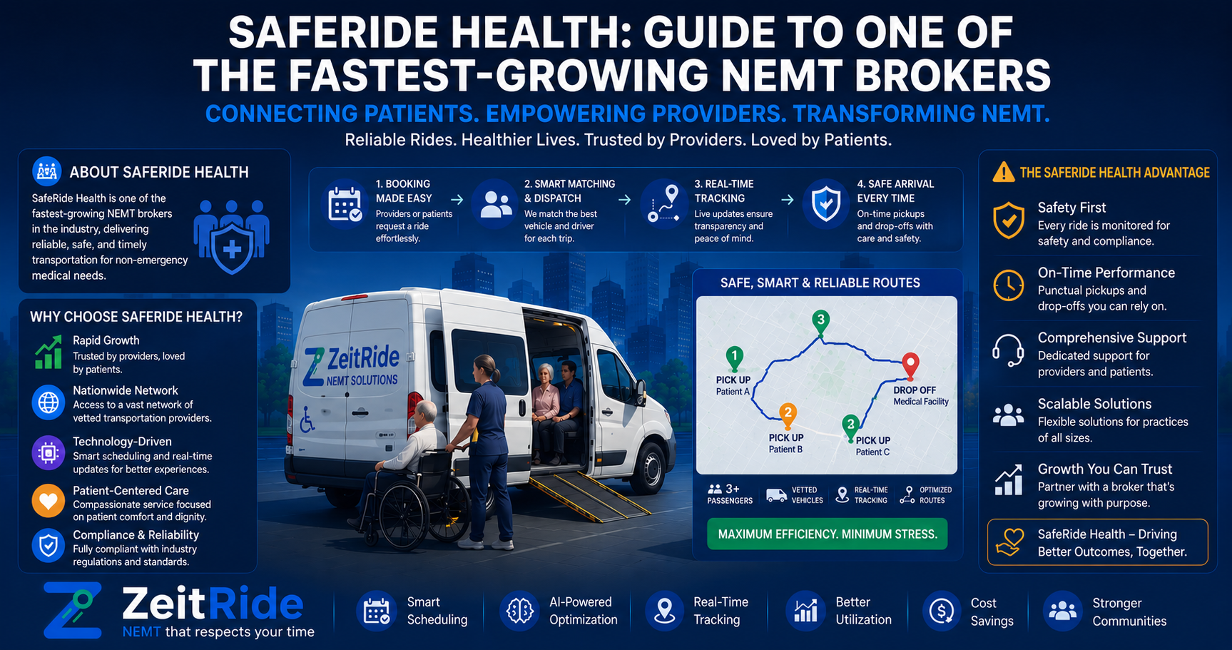 SafeRide Health: Guide to One of the Fastest-Growing NEMT Brokers
