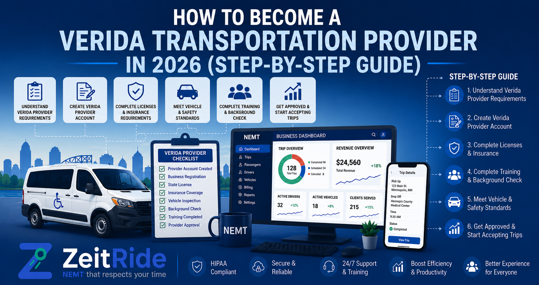 How to Become a Verida Transportation Provider in 2026 (Step-by-Step Guide)