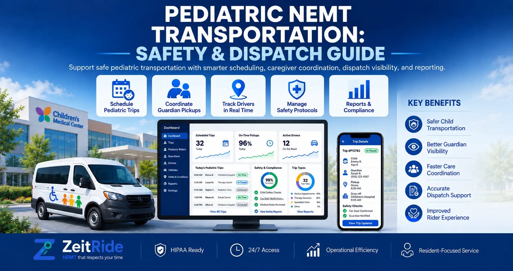 Pediatric NEMT Transportation: Safety & Dispatch Guide