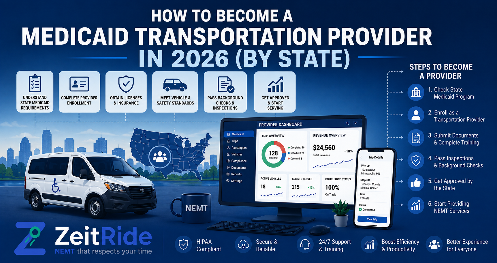 How to Become a Medicaid Transportation Provider in 2026 (By State)