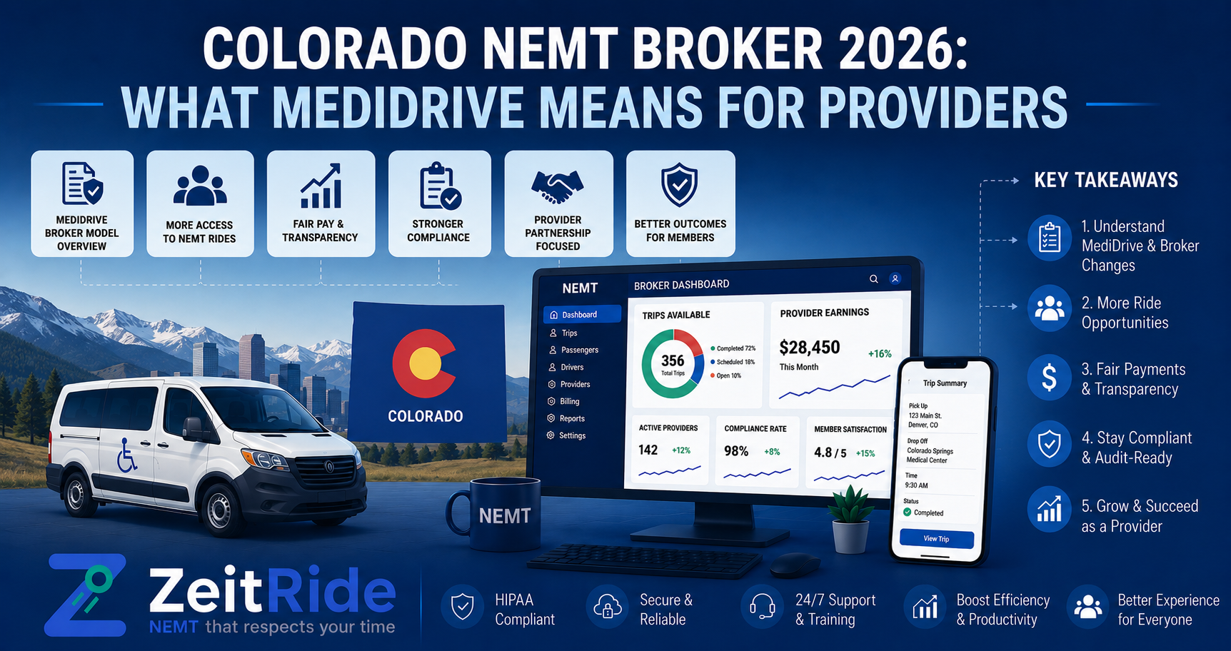 Colorado NEMT Broker 2026: What MediDrive Means for Providers