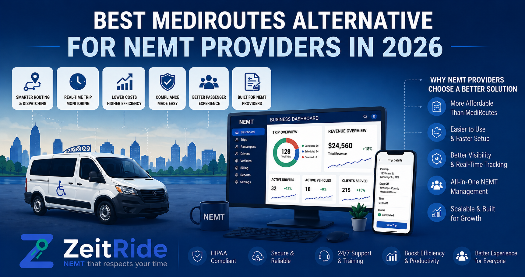 Best MediRoutes Alternative for NEMT Providers in 2026