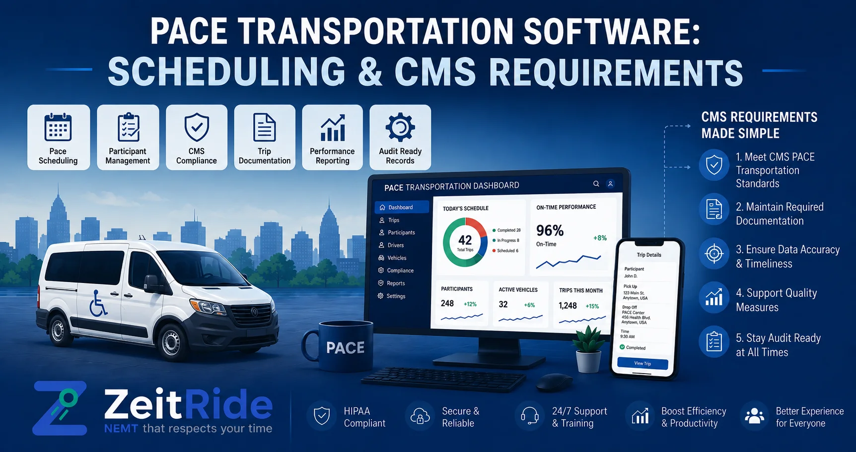 PACE Transportation Software: Scheduling & CMS Requirements