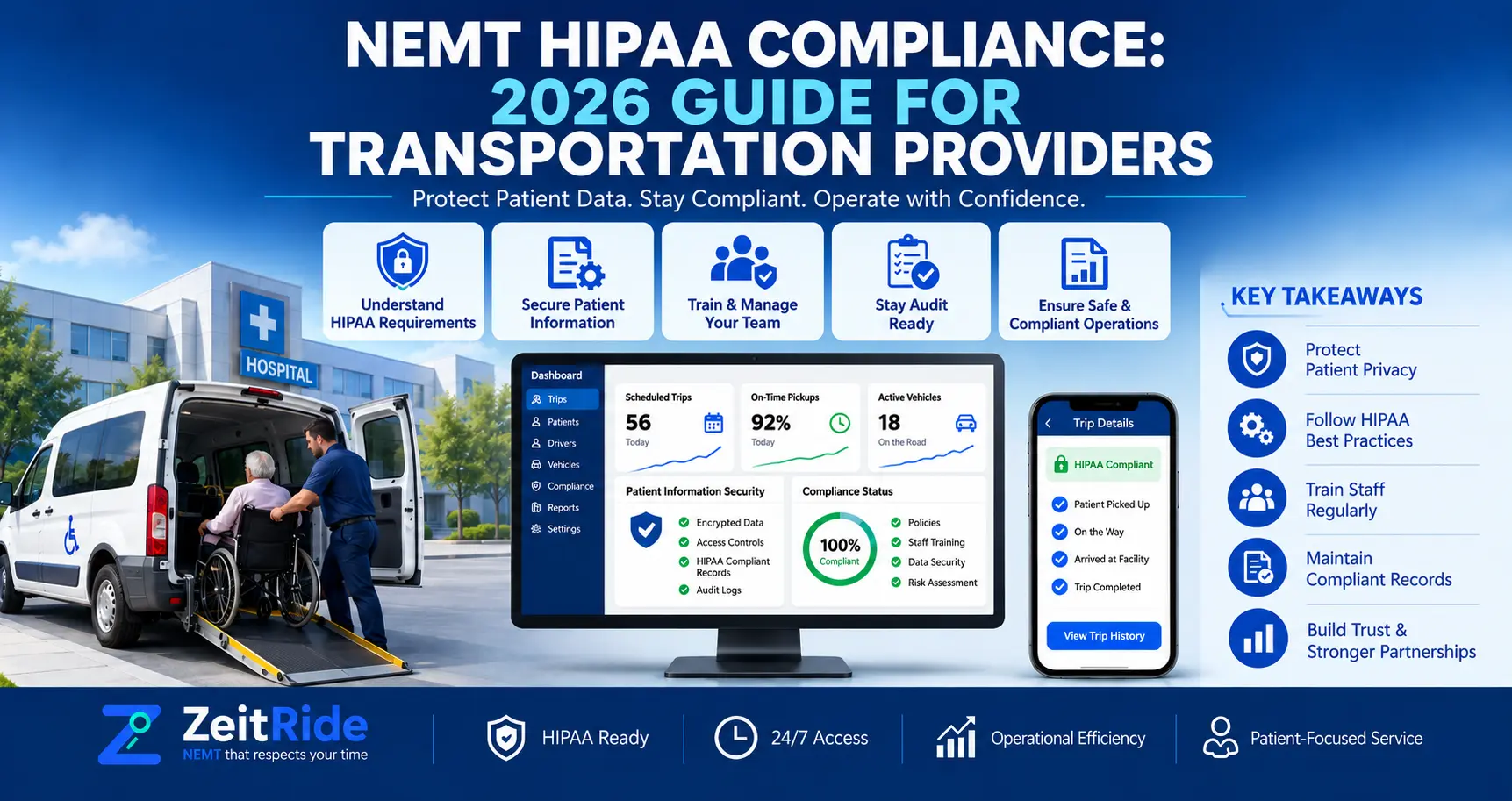NEMT HIPAA Compliance: 2026 Guide for Transportation Providers