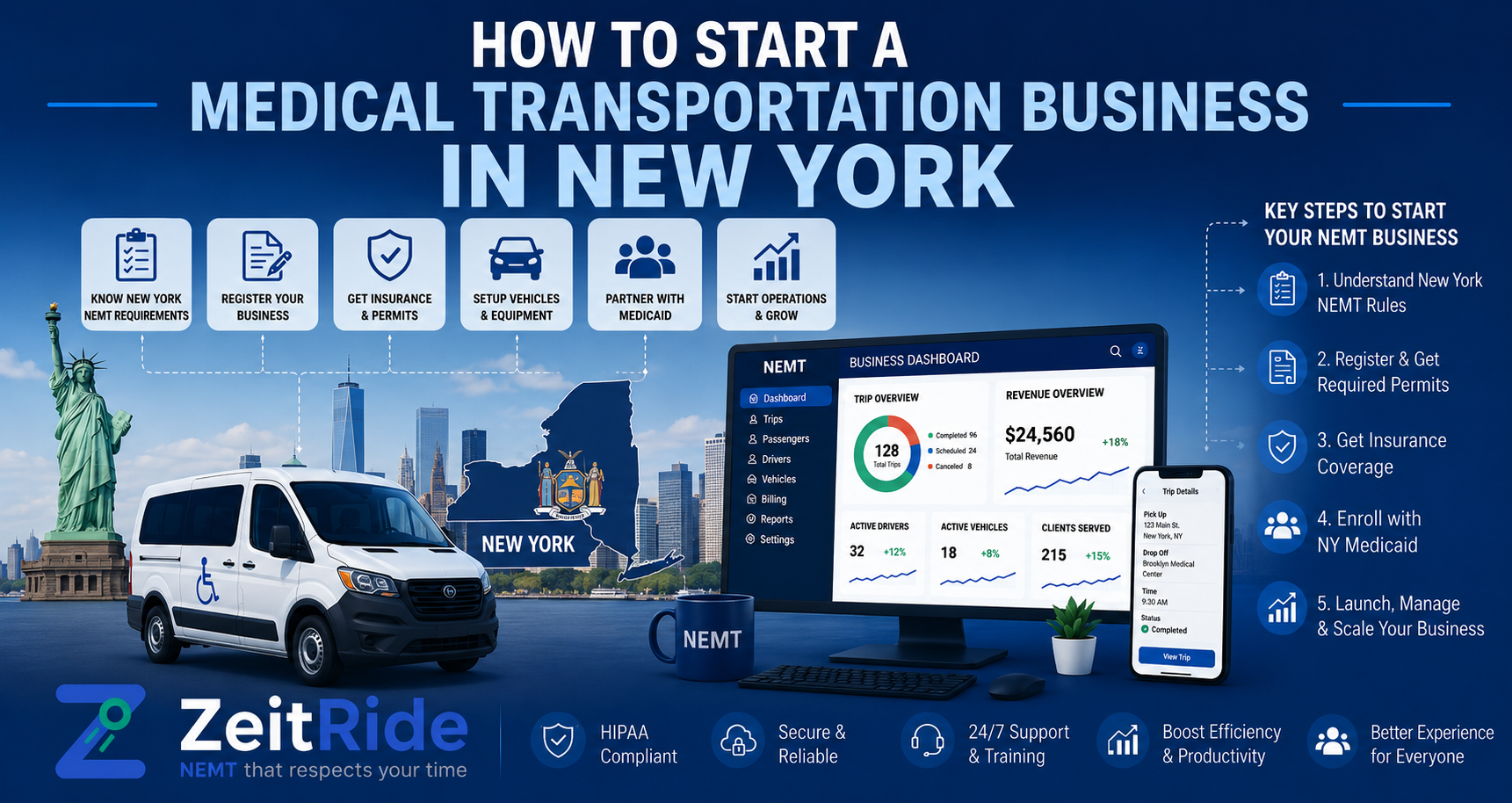 How to start a medical transportation business in New York