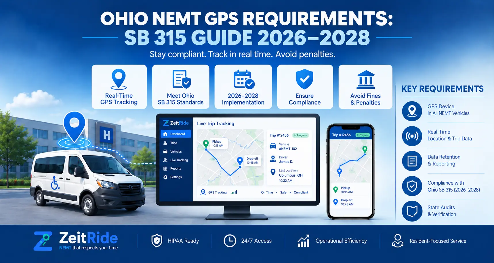 Ohio NEMT GPS Requirements: SB 315 Provider Guide