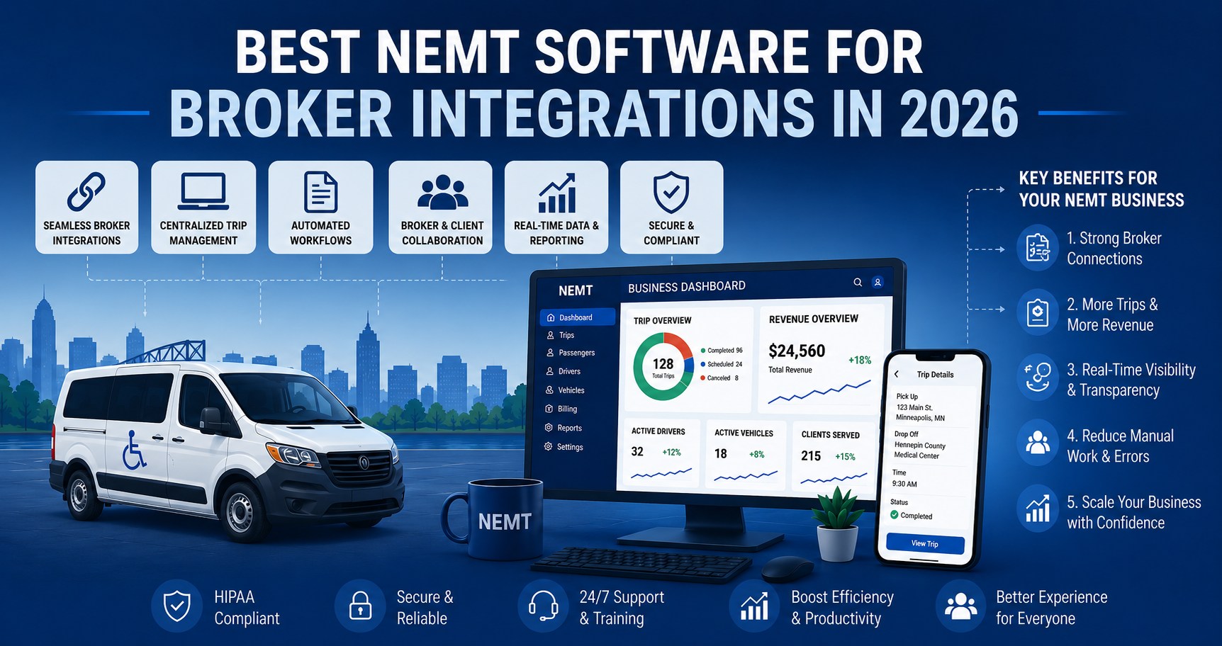 Best NEMT Software for Broker Integrations in 2026