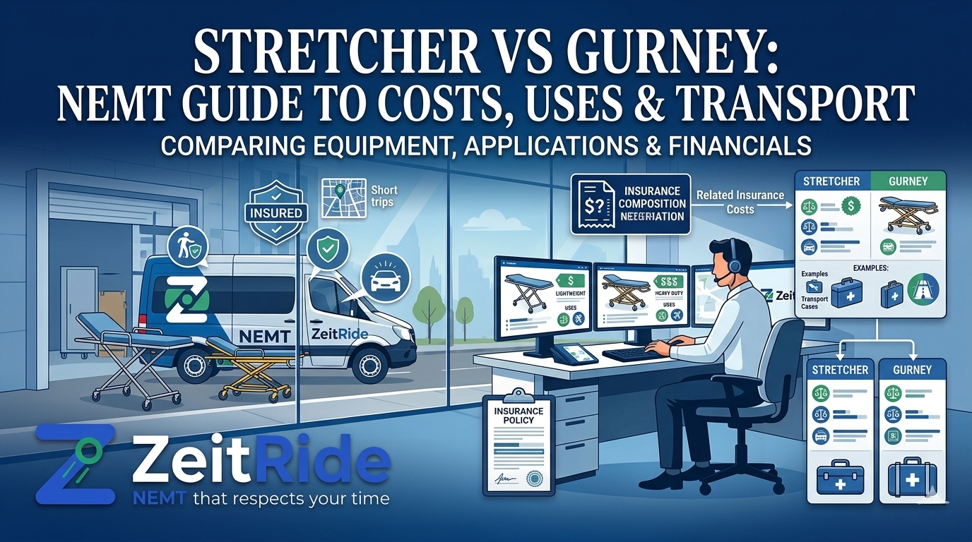 Stretcher vs Gurney: NEMT Guide to Costs, Uses & Transport