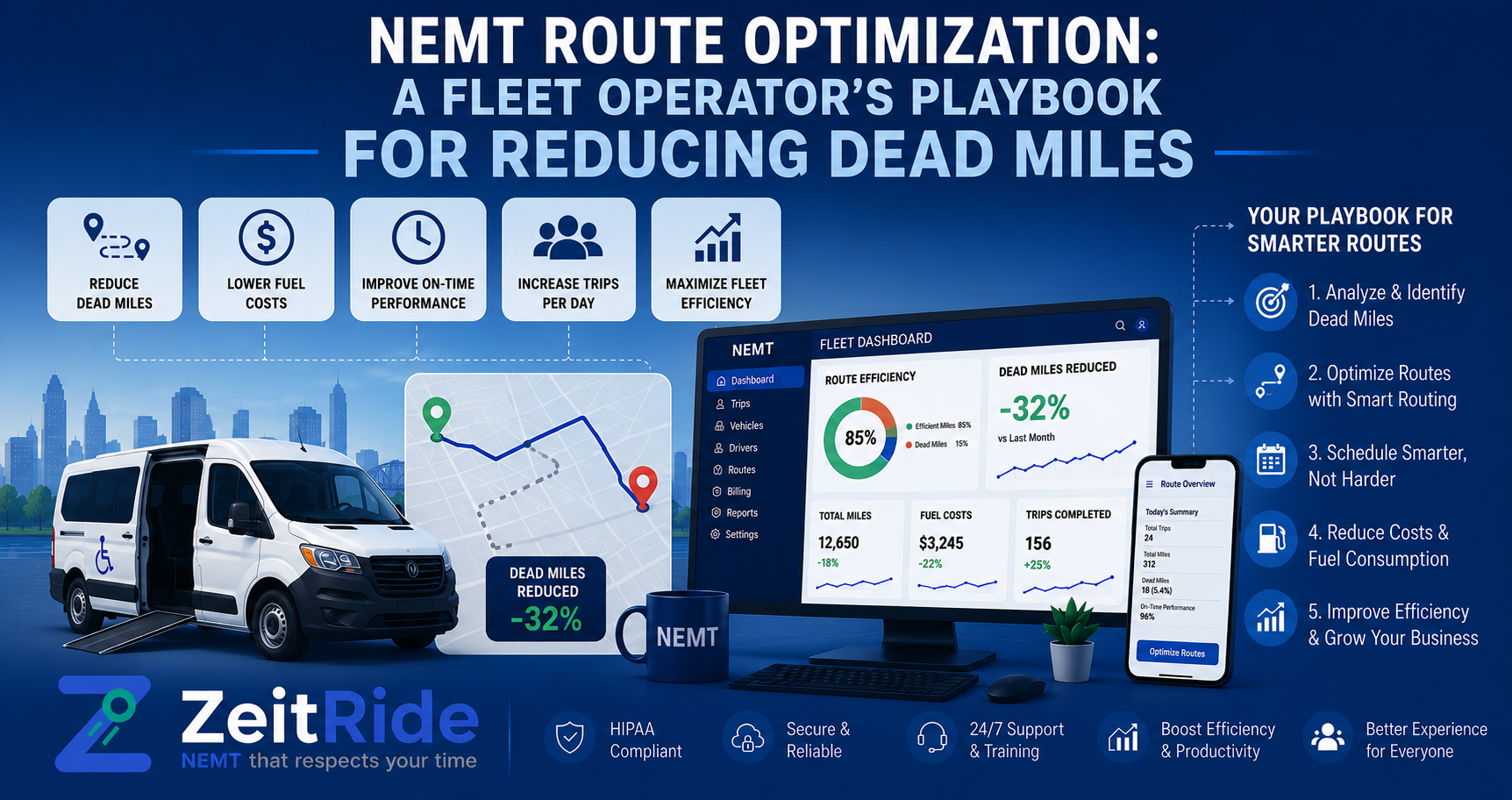 NEMT Route Optimization: A Fleet Operator's Playbook for Reducing Dead Miles