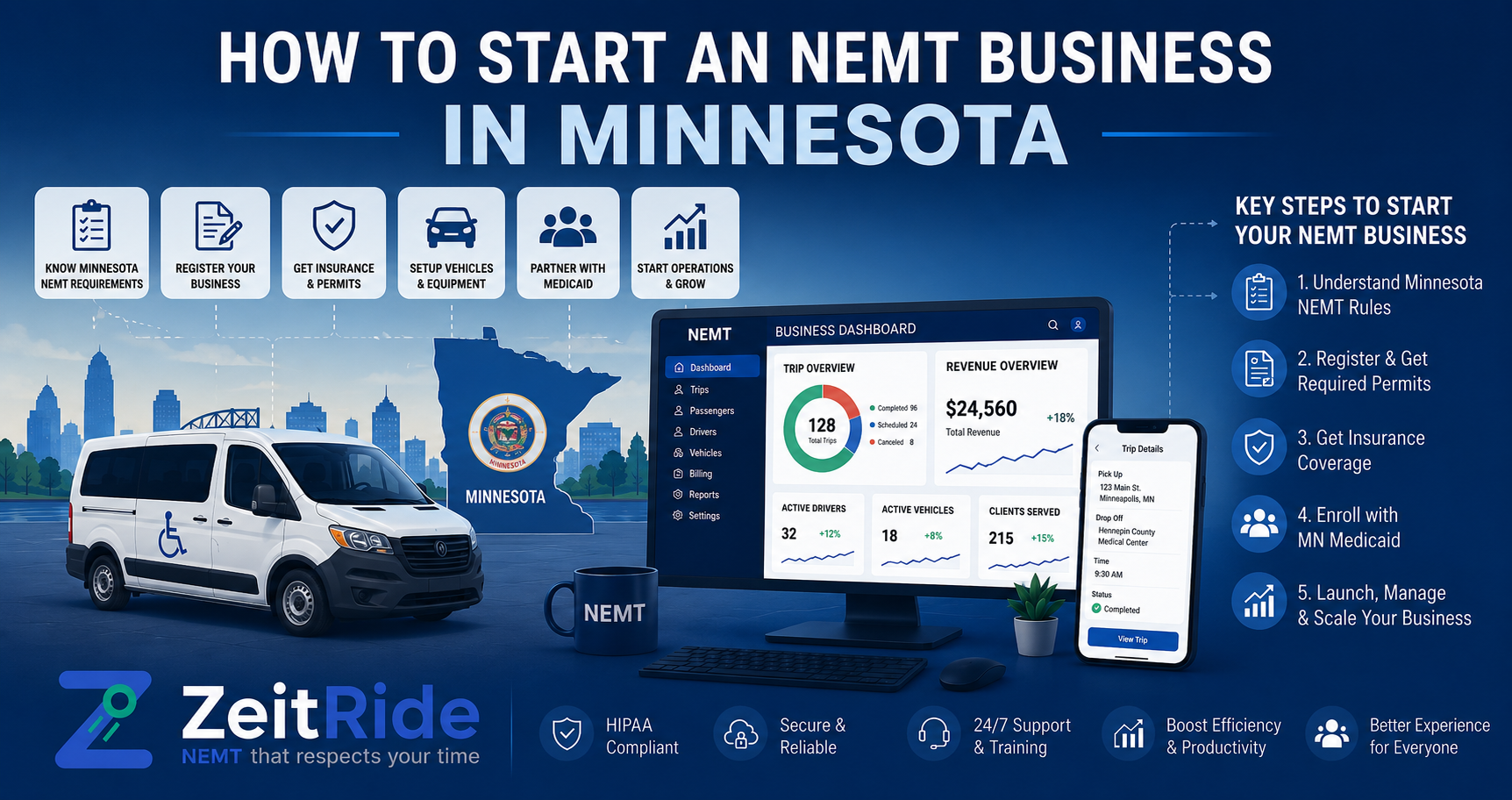 How to Start an NEMT Business in Minnesota
