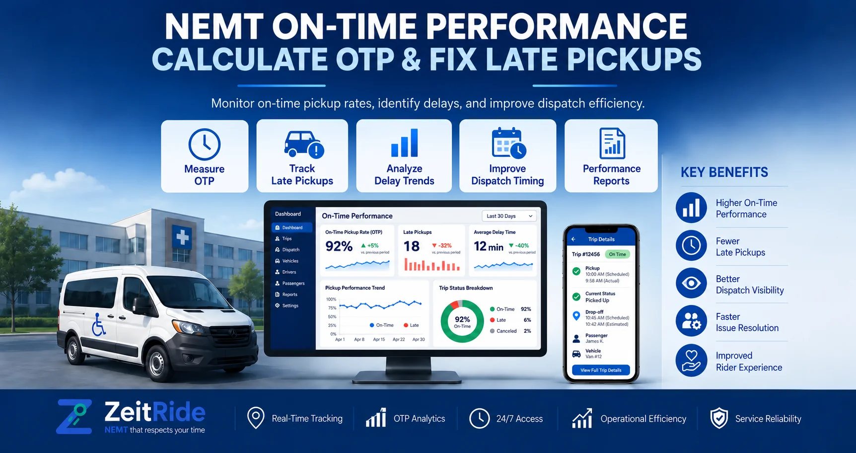 NEMT On-Time Performance: Fix Late Pickups Before They Escalate