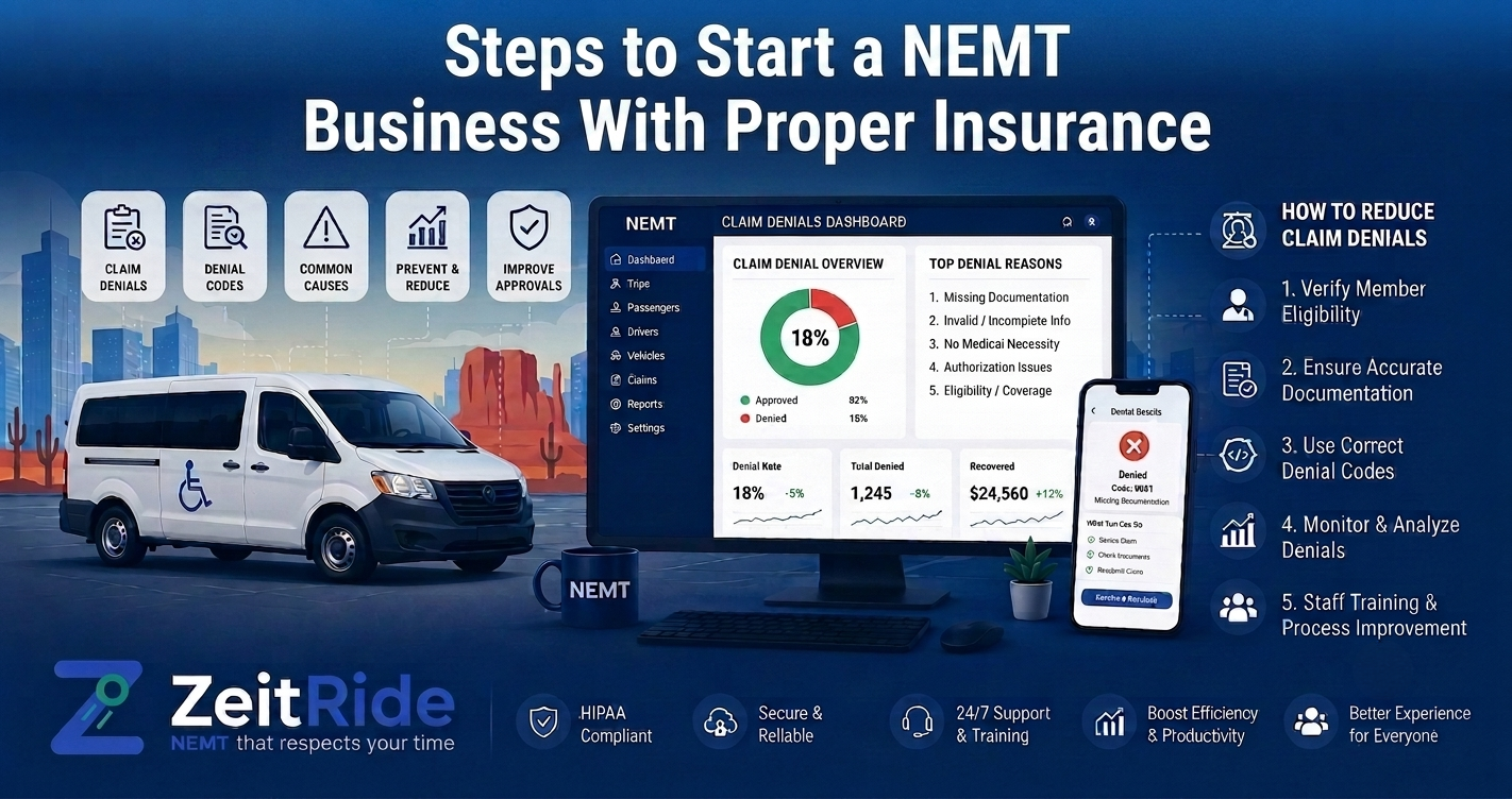 Steps to start a NEMT business with proper insurance