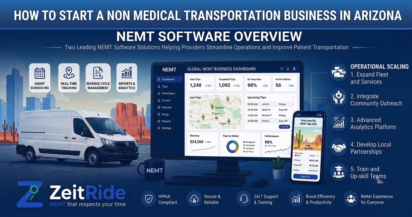 How to start a non medical transportation business in Arizona