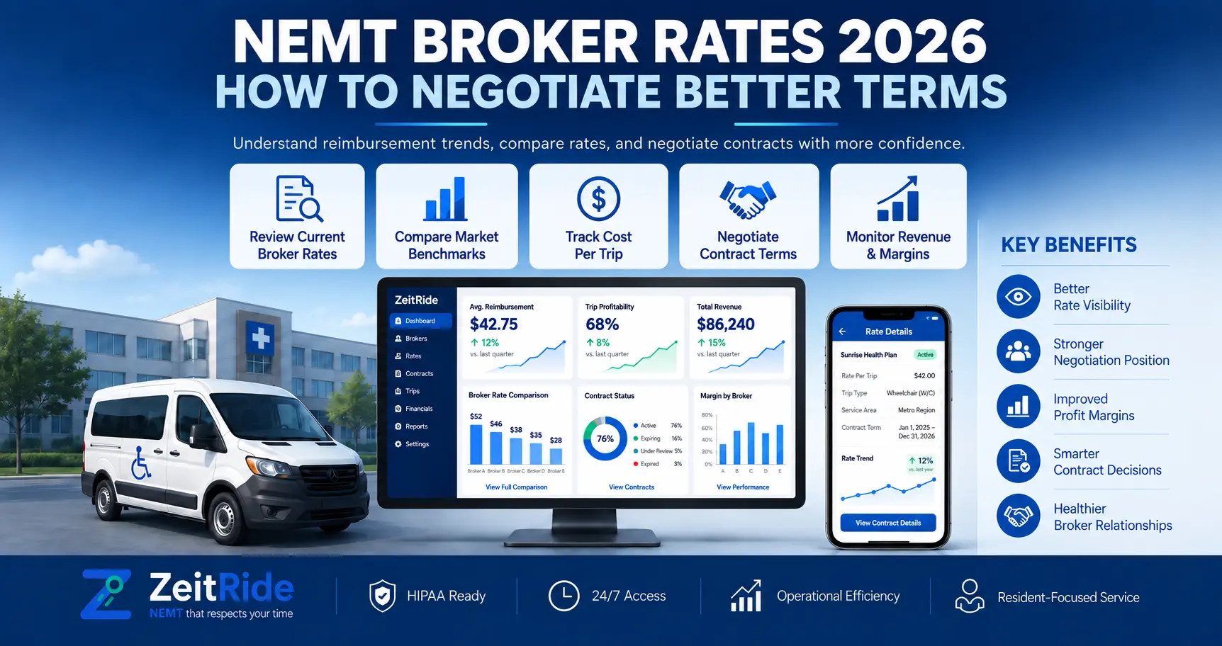 NEMT Broker Rates 2026: How to Negotiate Better Terms