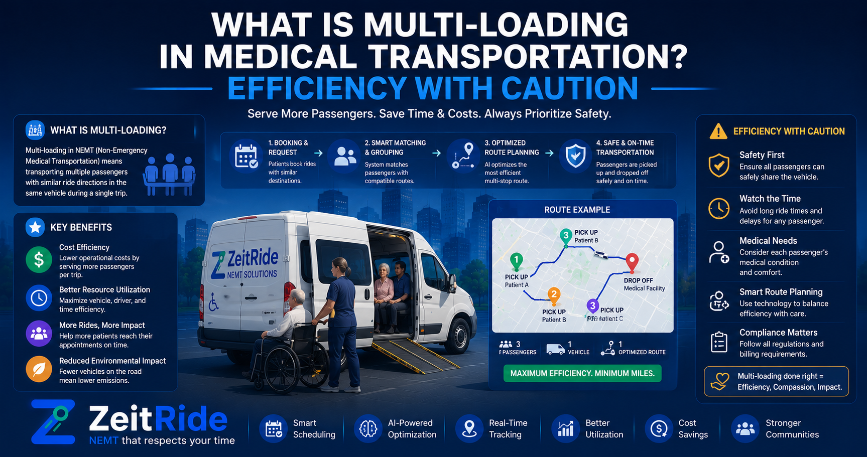 What Is Multi-Loading in Medical Transportation? Efficiency with Caution