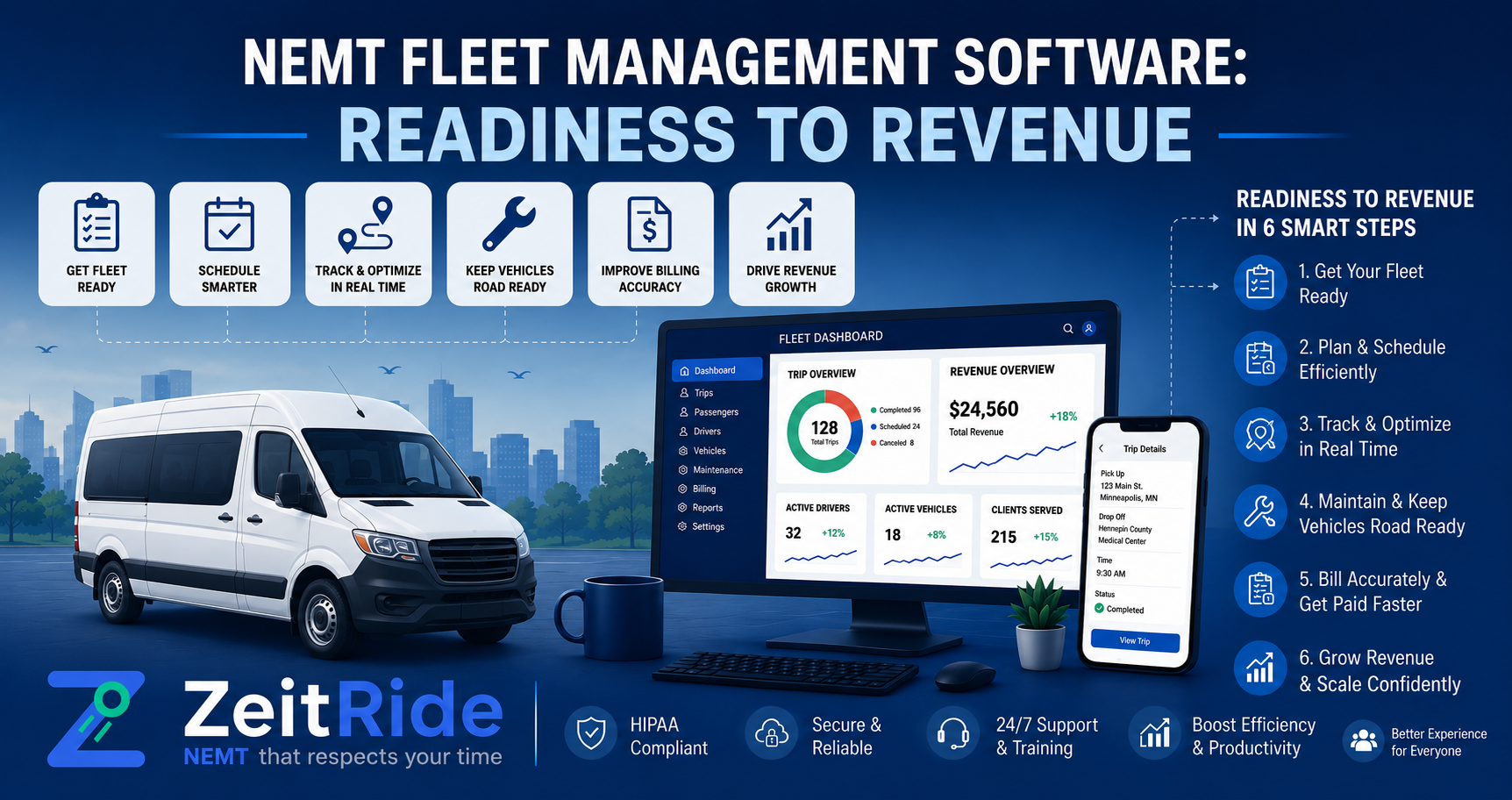 NEMT Fleet Management Software: From Readiness to Revenue