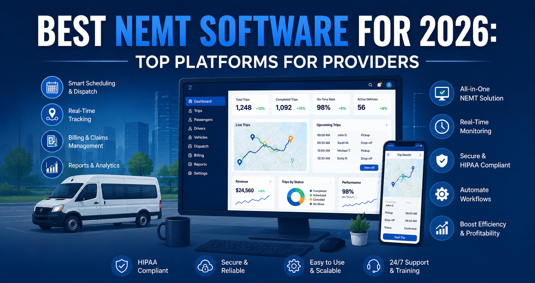 Best NEMT Software for 2026: Top Platforms for Providers
